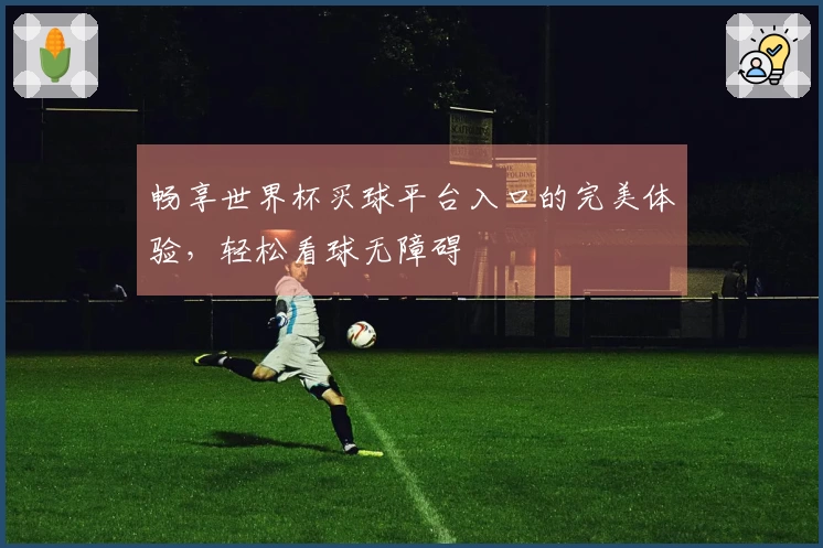 畅享世界杯买球平台入口的完美体验，轻松看球无障碍